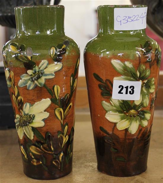 Pair of Leeds Art Vases(-)